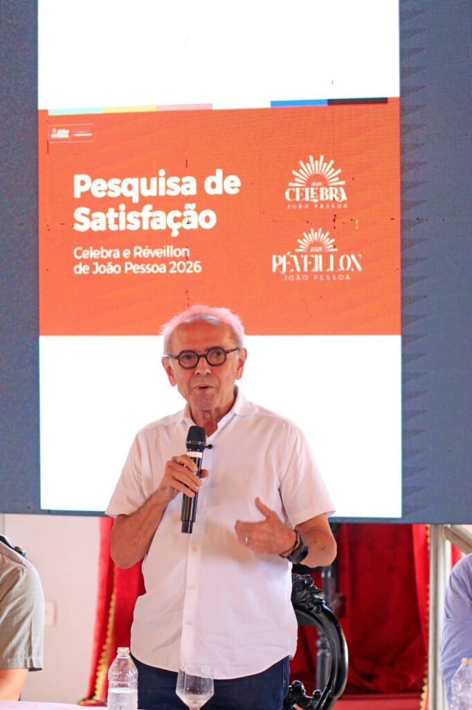 Cícero Lucena apresenta pesquisa de satisfação de eventos de fim de ano, em que mostra que 80% dos visitantes pretendem voltar a João Pessoa