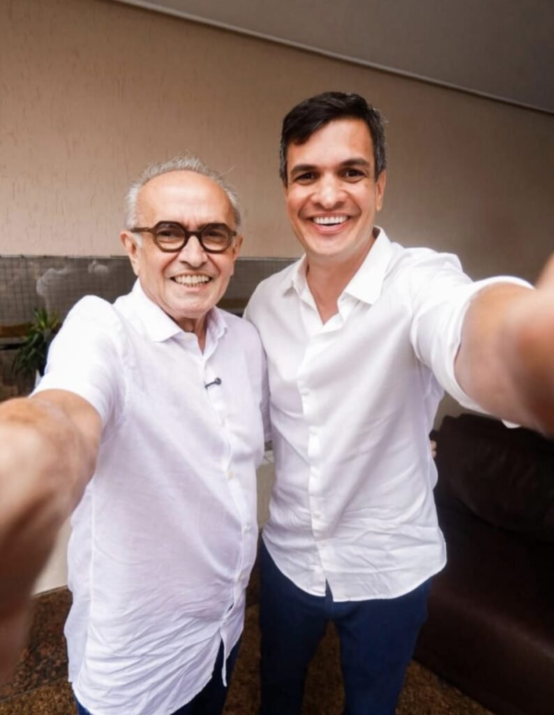 “Nosso segundo governador,”afirma Cícero Lucena ao confirmar o empresário Diogo Cunha Lima como pré-candidato a vice na sua chapa ao Governo do Estado
