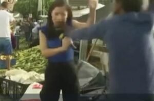 Repórter da TV Arapuan é agredida por homem durante entrada ao vivo do Mercado Central de João Pessoa
