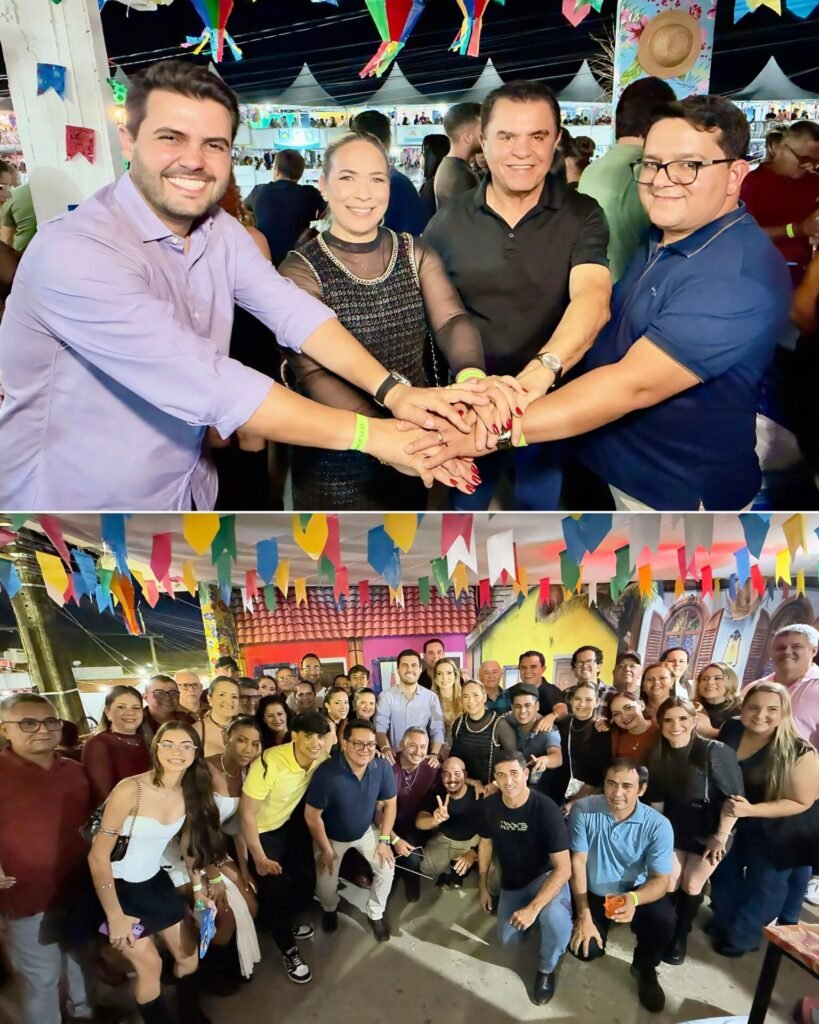Deputados Wilson Santiago e Wilson Filho prestigiam São Pedro de Belém e recebem o apoio de Mirelly Kalinier