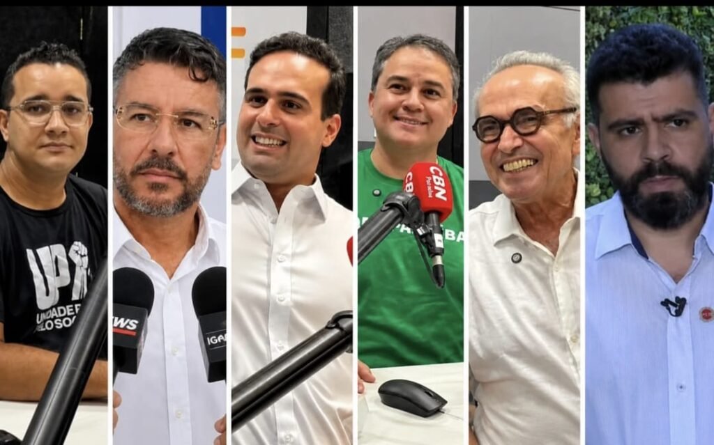 Eleições 2026: candidatos ao Governo da Paraíba cumprem agenda na Capital e no interior nesta quinta-feira