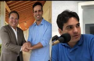 Murilo confirma que manutenção do acordo com o Republicanos sobre comando da Mesa da ALPB para os próximos biênios foi a pauta central do encontro de Lucas e Adriano na Granja