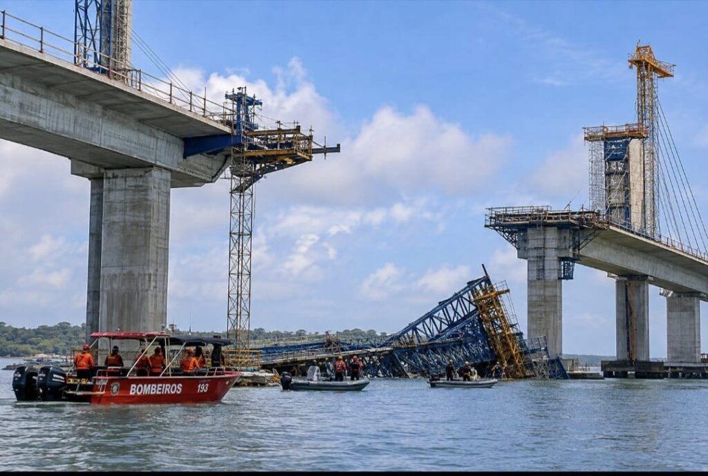 Empresa confirma morte de trabalhador após acidente nas obras da Ponte do Futuro