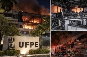 Acervo e pesquisas em chamas: incêndio na UFPE provoca perdas irreparáveis para a ciência