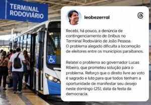 Leo Bezerra determina apuração de possíveis atrasos no transporte público coletivo durante o segundo turno em João Pessoa