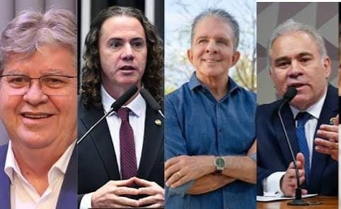 Quaest para o Senado na Paraíba: João tem 35%; Veneziano, 25%; Nabor, 20%; e Queiroga, 15%