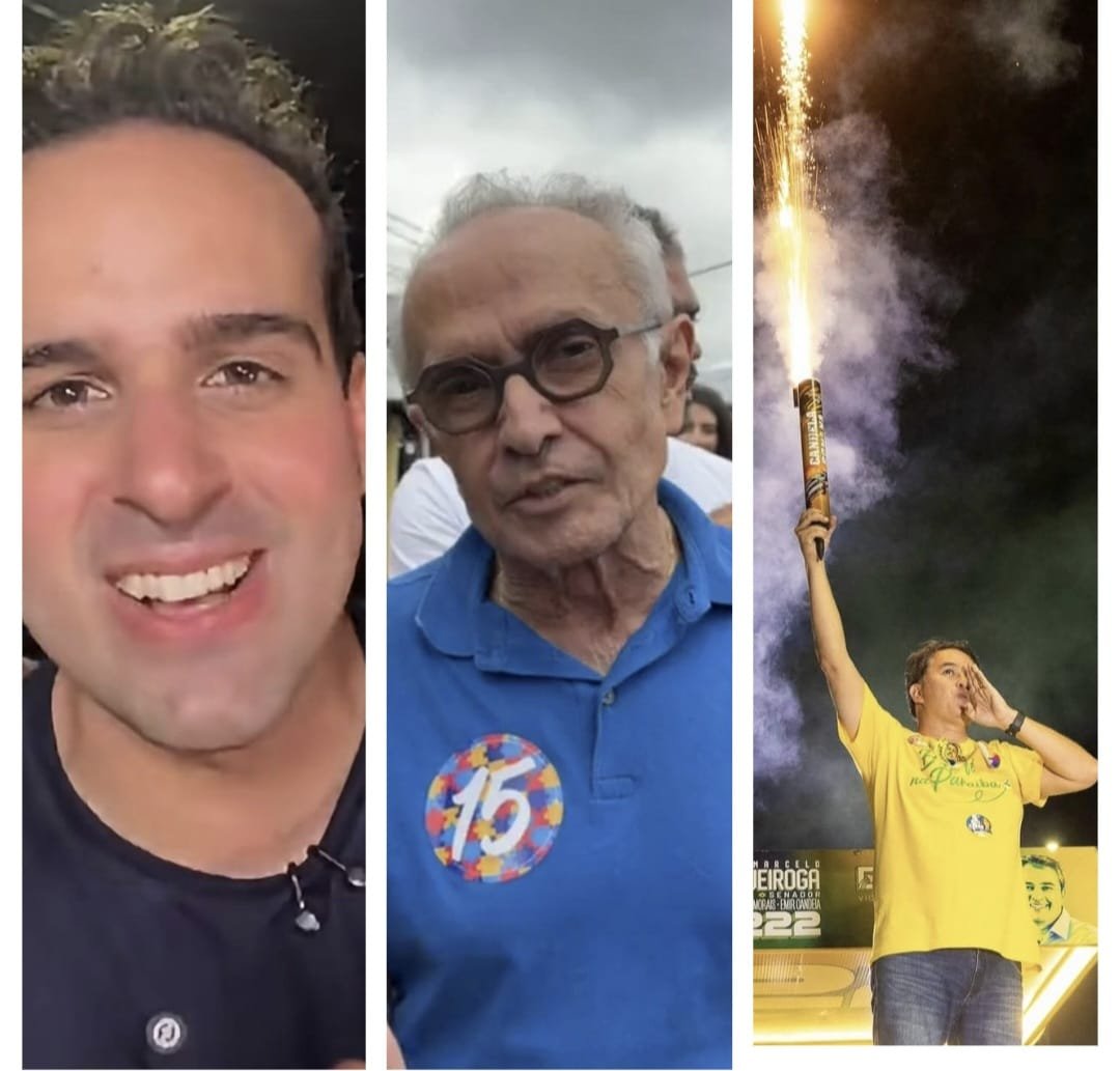 Véspera da eleição: candidatos ao Governo da Paraíba fazem carreatas, caminhadas e visitas em busca dos últimos votos