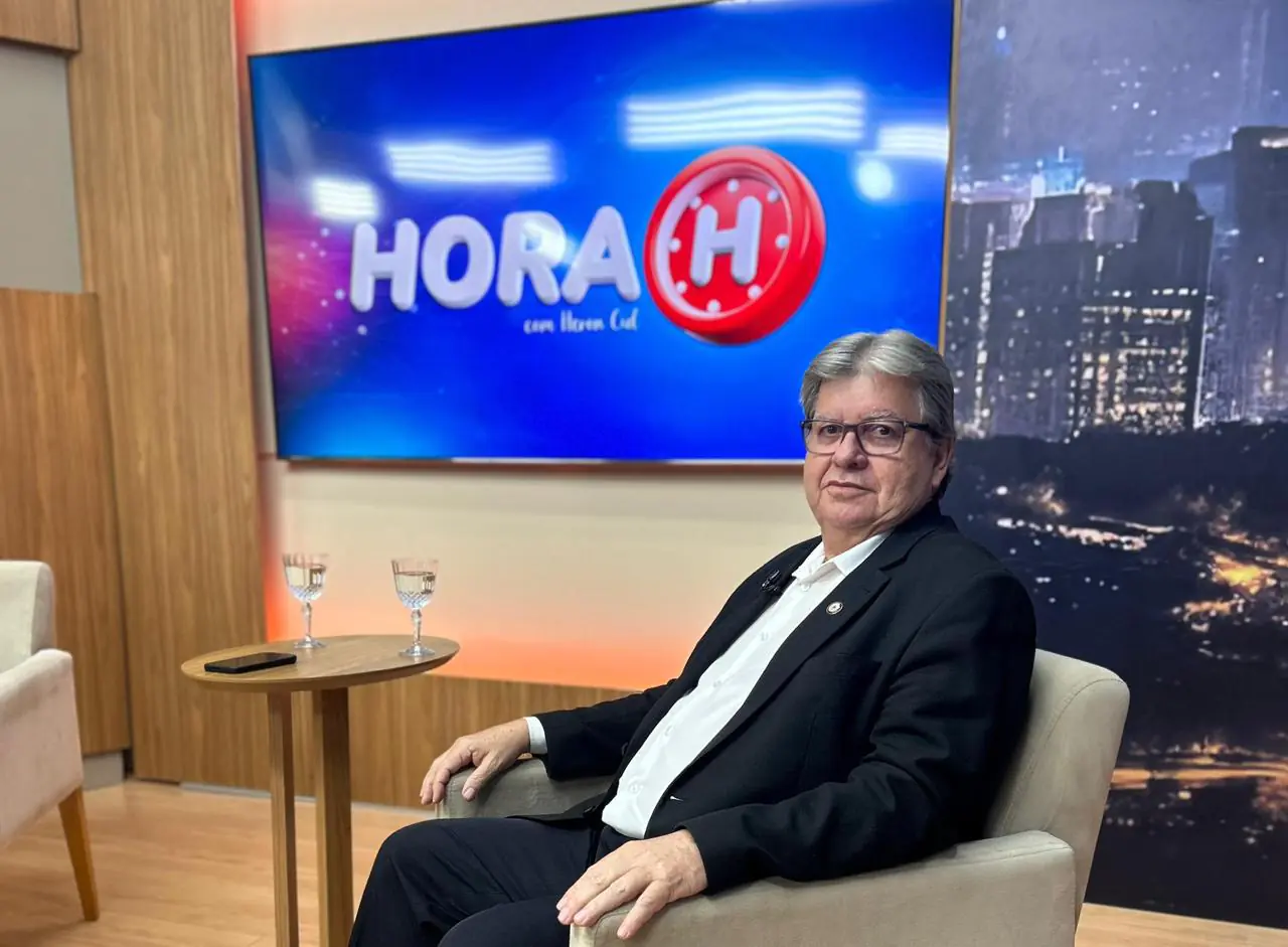 Cabe ao Progressistas definir entre Lucas e Cícero, diz João Azevêdo, na Hora H, da TV Norte PB